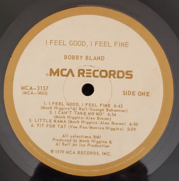 Bobby Bland : I Feel Good, I Feel Fine (LP, Album)