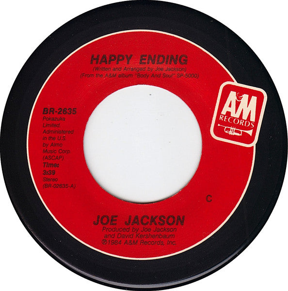 Joe Jackson : Happy Ending (7", Single, Mon)