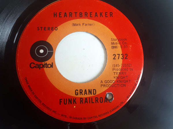 Grand Funk Railroad : Heartbreaker / Please Don't Worry (7", Single)