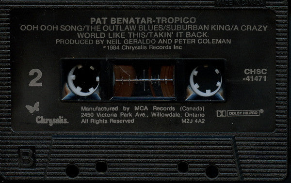 Pat Benatar : Tropico (Cass, Album, Dol)