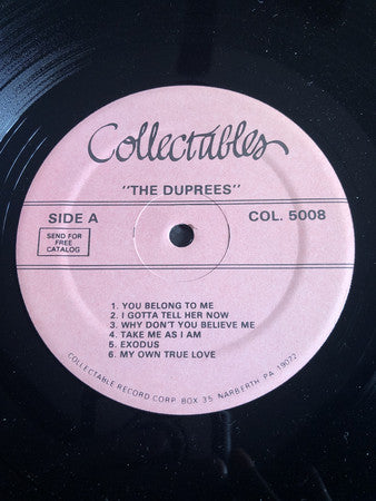 The Duprees : The Best Of The Duprees (LP, Comp, Mono, Pin)