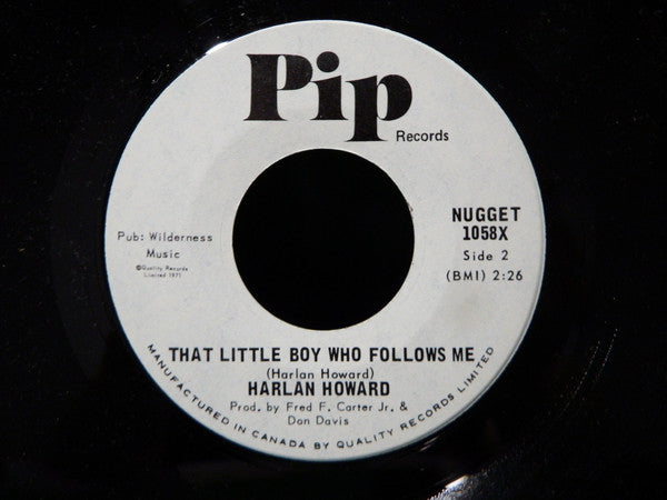 Harlan Howard : Sunday Morning Christian / That Little Boy Who Follows Me (7", Single, Styrene)