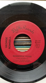 George Rowsell : Whiskey for Breakfast - Wonderful Years (7", EP)