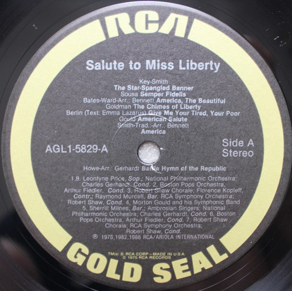 Various : Salute To Miss Liberty (LP, Comp)