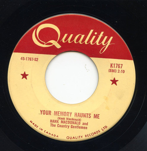 Hank MacDonald, The Country Gentlemen (3) : The Wreck Of The Number 9 (7", Single)