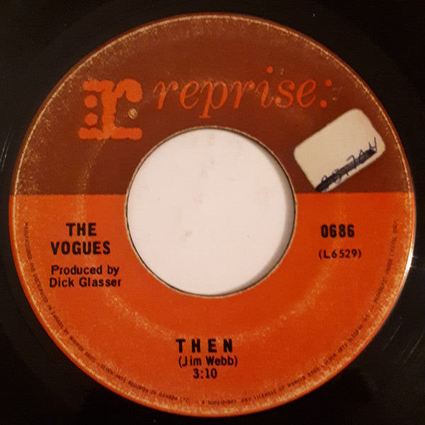 The Vogues : Turn Around, Look At Me / Then (7", Single)