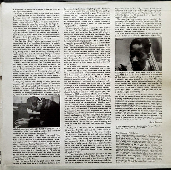 Bill Evans : Peace Piece And Other Pieces (2xLP, RM, Gat)