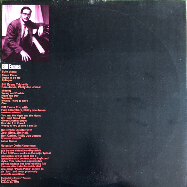 Bill Evans : Peace Piece And Other Pieces (2xLP, RM, Gat)