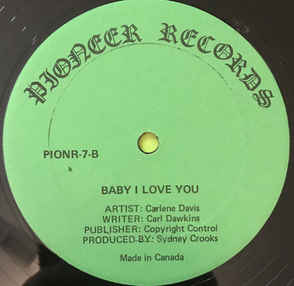 Carlene Davis : Wondering Now (12", Single)