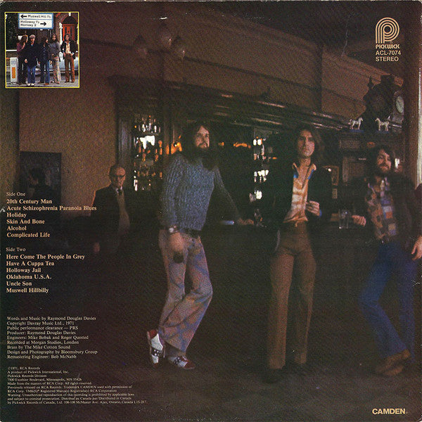 The Kinks : Muswell Hillbillies (LP, Album, RE)