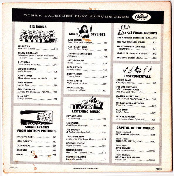 The Four Preps : 26 Miles (7", Album)