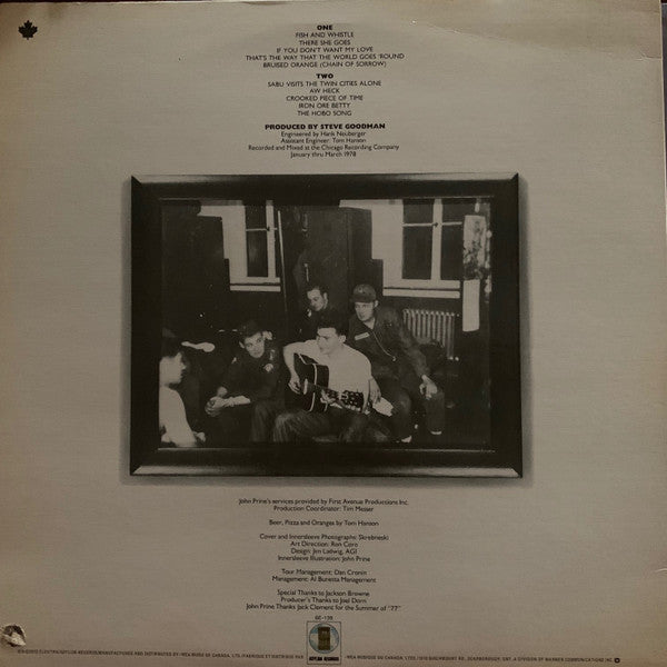 John Prine : Bruised Orange (LP, Album, Q)