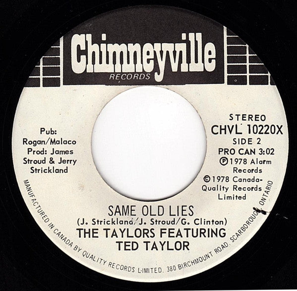 The Taylors : Spanish Harlem (7", Promo)
