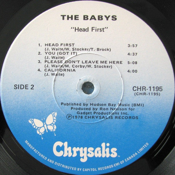 The Babys : Head First (LP, Album)