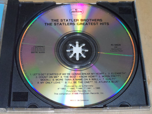 The Statler Brothers : The Statlers Greatest Hits (HDCD, Comp, Club)