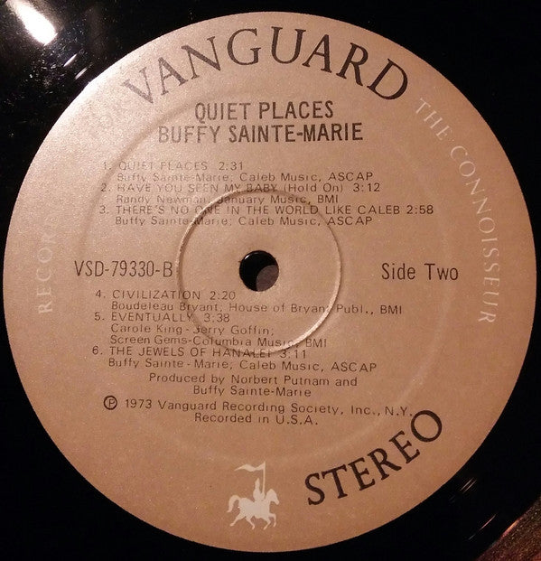 Buffy Sainte-Marie : Quiet Places (LP, Album, Pre)