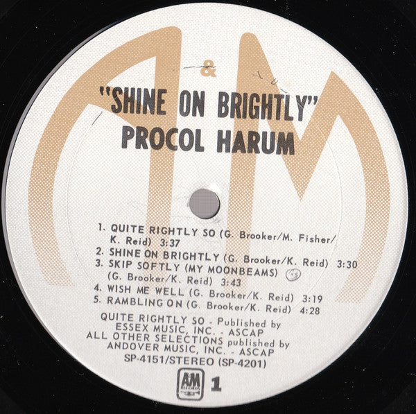 Procol Harum : Shine On Brightly (LP, Album, RE, Ter)