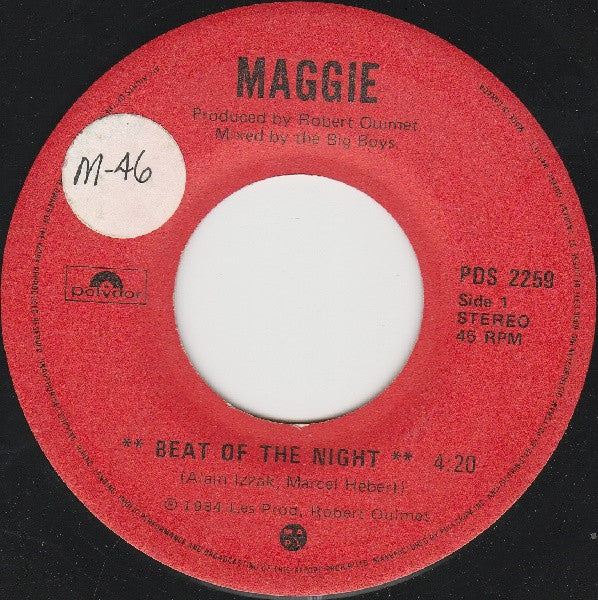 Maggie : Beat Of The Night (7", Single)