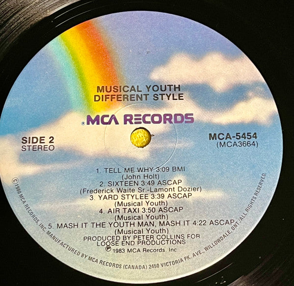 Musical Youth : Different Style! (LP, Album)