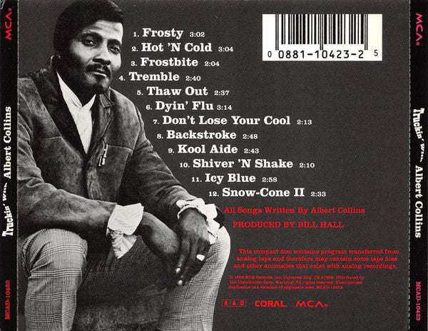 Albert Collins : Truckin' With Albert Collins (CD, RE)