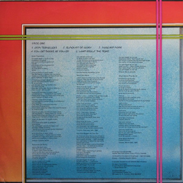 Bruce Cockburn : Humans (LP, Album)
