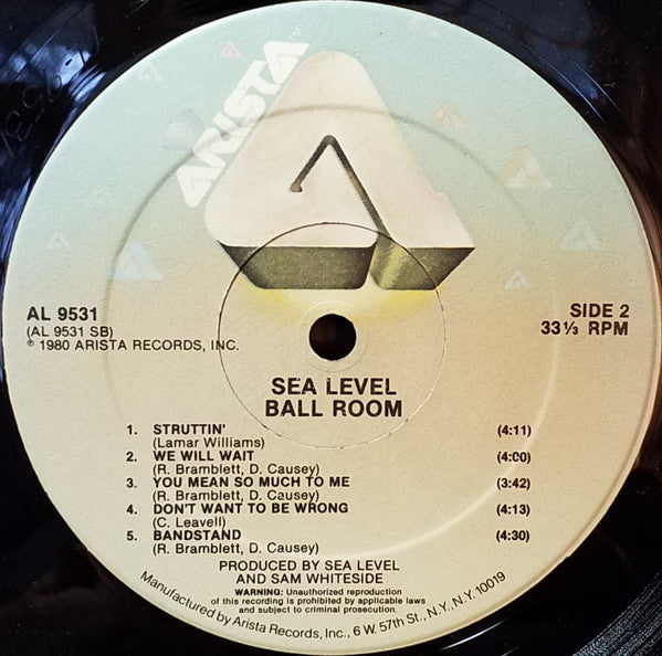 Sea Level : Ball Room (LP, Album, Kee)