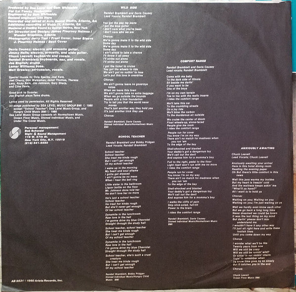 Sea Level : Ball Room (LP, Album, Kee)