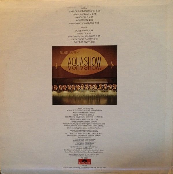 Elliott Murphy : Aquashow (LP, Album)