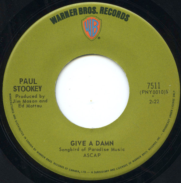 Noel Paul Stookey : Wedding Song (There Is Love) / Give A Damn (7")