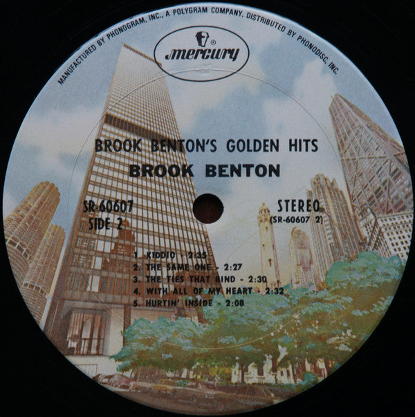 Brook Benton : Brook Benton's Golden Hits (LP, Comp, RE, Ter)