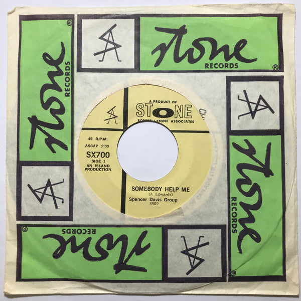 The Spencer Davis Group : Somebody Help Me (7", )