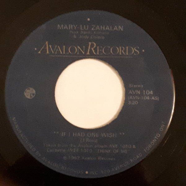 Mary Lu Zahalan : If I Had One Wish (7")