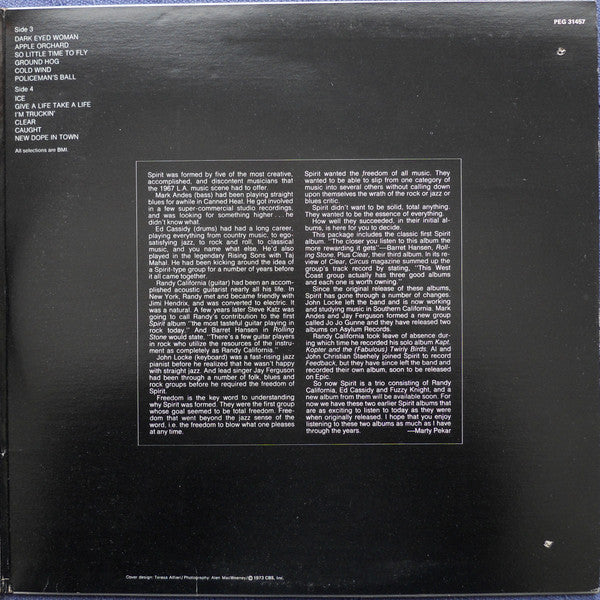 Spirit (8) : Spirit (2xLP, Comp)