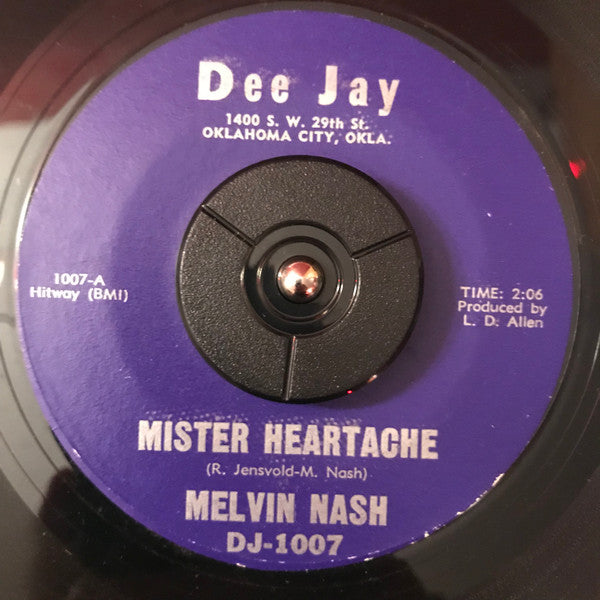 Melvin Nash : Mister Heartache (7")