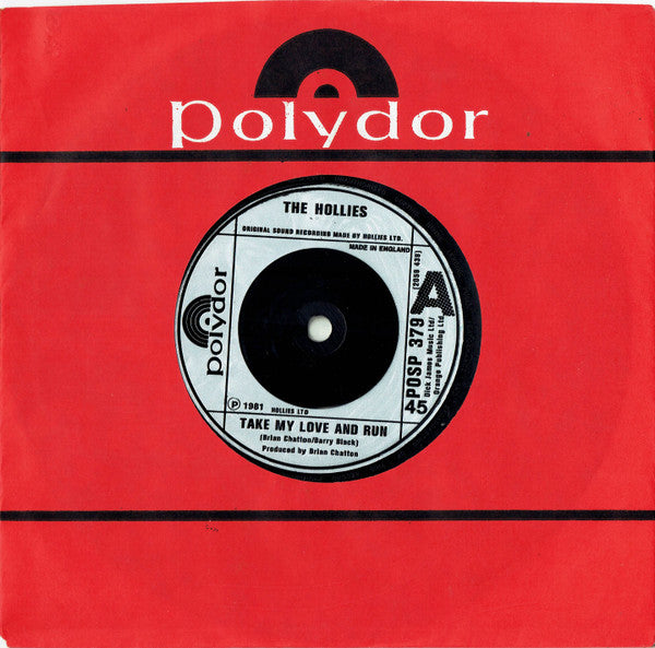 The Hollies : Take My Love And Run (7", Com)