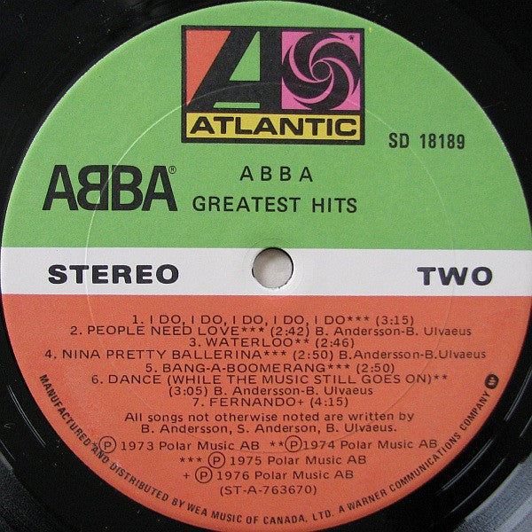 ABBA : Greatest Hits (LP, Comp, Gat)