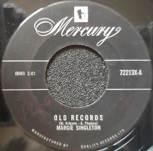 Margie Singleton : Old Records / How Do You Celebrate Goodbye (7", Single)