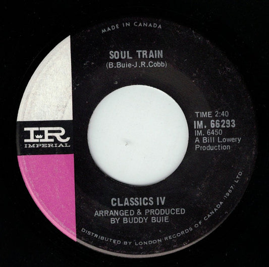 Classics IV* : Soul Train / Strange Changes (7", Single)