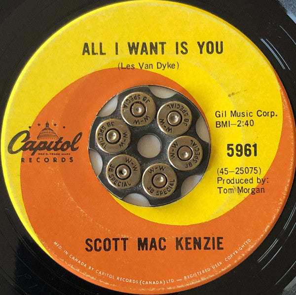 Scott McKenzie : Look In Your Eyes / All I Want Is You (7", Single)