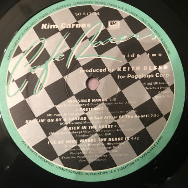 Kim Carnes : Café Racers (LP, Album, Club)