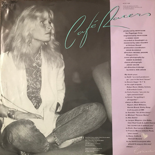 Kim Carnes : Café Racers (LP, Album, Club)