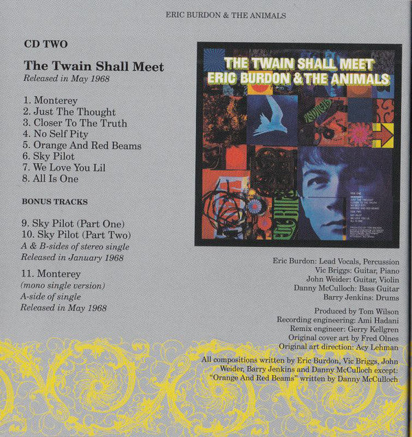 Eric Burdon & The Animals : When I Was Young (The MGM Recordings 1967-1968) (CD, Album, RE, RM + CD, Album, RE, RM + CD, Album,)