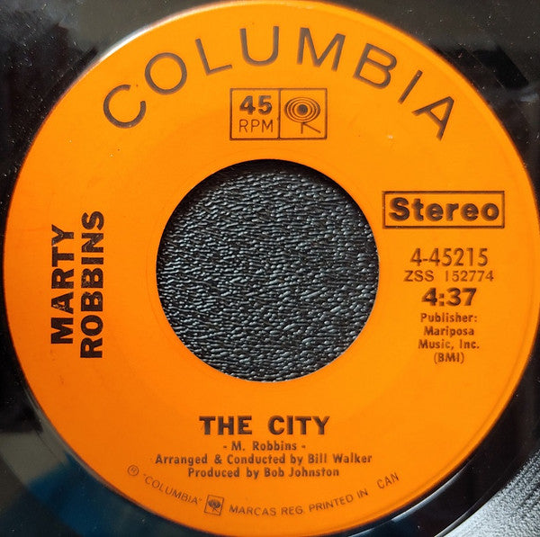 Marty Robbins : Jolie Girl / The City (7", Single)