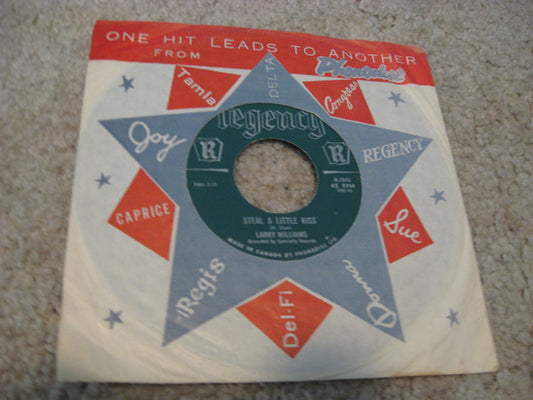 Larry Williams (3) : Steal A Little Kiss (7", Single)