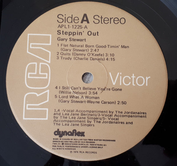 Gary Stewart : Steppin' Out (LP, Album)