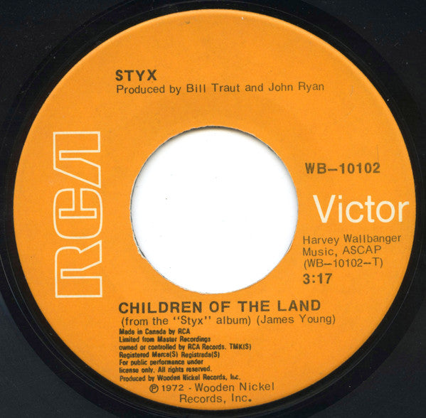 Styx : Lady (7", Single)