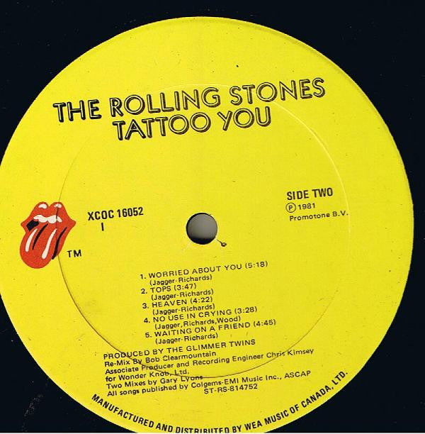 Rolling Stones* : Tattoo You (LP, Album, Imp)