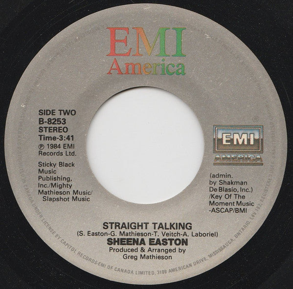 Sheena Easton : Sugar Walls (7")