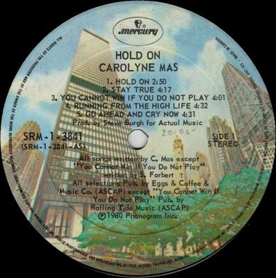 Carolyne Mas : Hold On (LP)