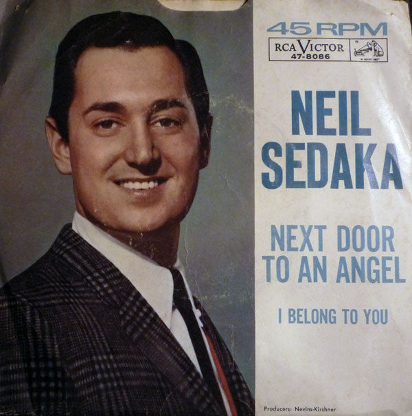 Neil Sedaka : Next Door To An Angel (7", Single, Ind)
